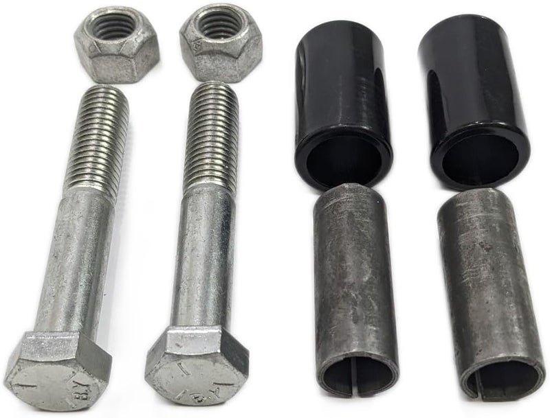 EZ Loader Boat Trailer Leaf Spring Bolt and Bushing Mounting Kit 300-015973, black - Image 1